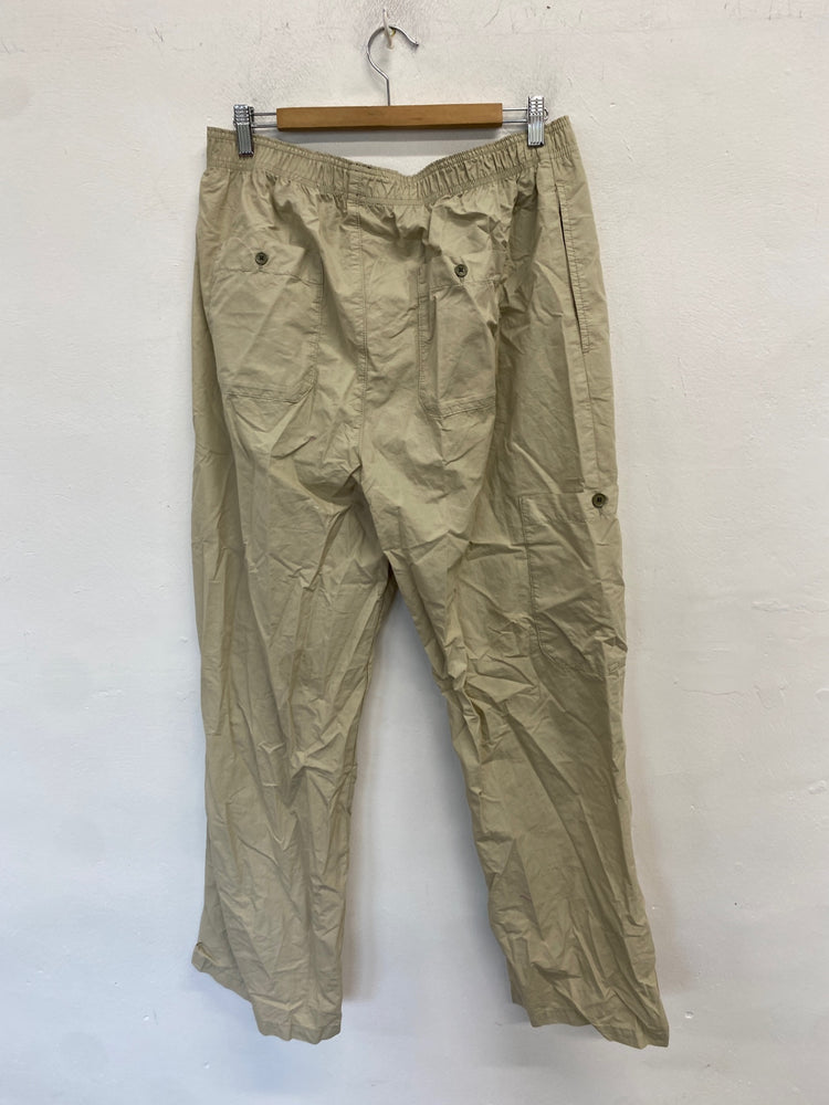 Gorgeous Topshop Cargo trousers UK 16 Beige everyday casual DF001