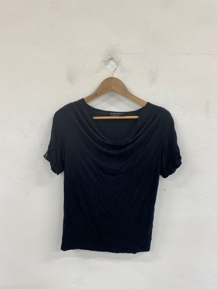 Stunning Paul Smith Black Label Jersey Top L Black KM001