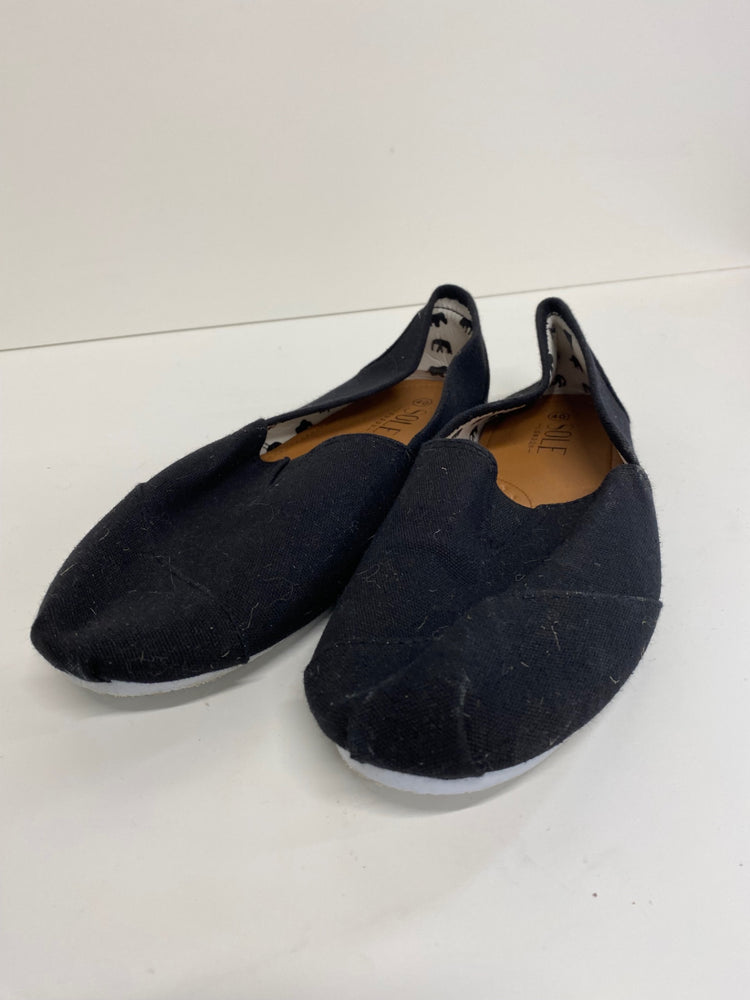 Gorgeous SOUL LONDON Deck shoes Uk7 Black MS008