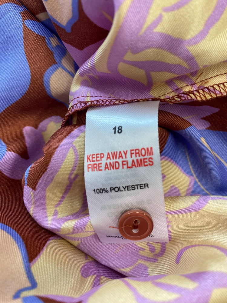 Gorgeous Et Vous Blouse uk18 Multicolor floral KM001