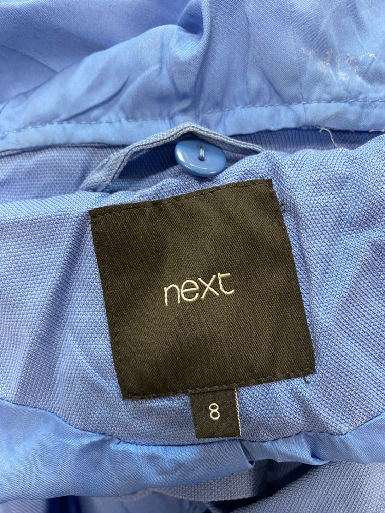 Gorgeous next Trench Coat UK 10 Blue city vibes spring CD001