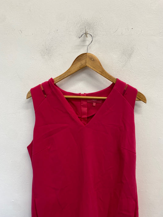 Gorgeous Next Dress UK 16 pink wedding season race day DF001