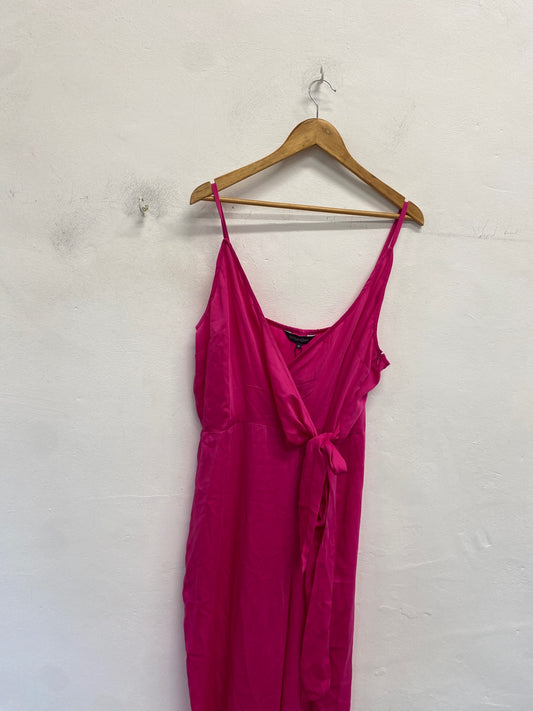 Gorgeous Sosandar Jumpsuit UK 18 Pink wedding guest party DF001