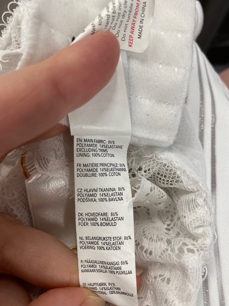 Gorgeous Pour Moi Lingerie Bralette 38G White Lace DF001