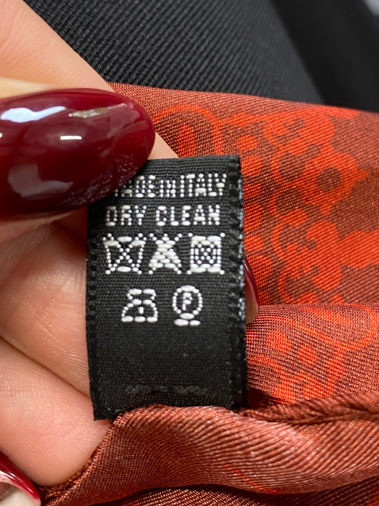 Gorgeous Edinburgh castle Scarve One Size Red crown pattern silk gorgeous DF001