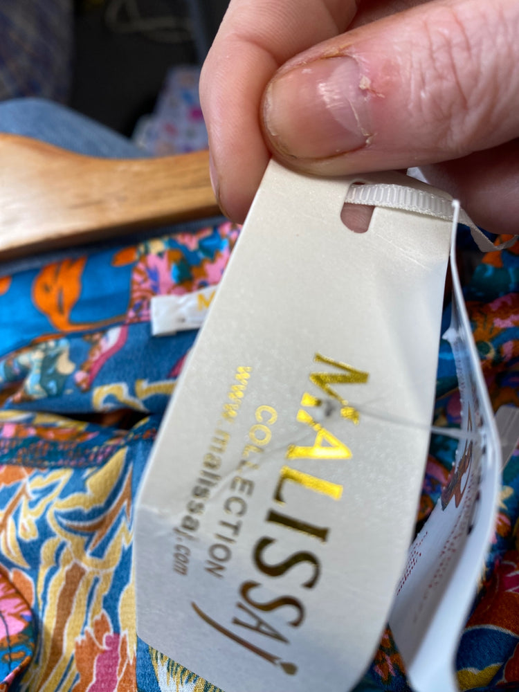 Stunning Malissa J Tunic Dress One Size Multi-colored shirt top KM001