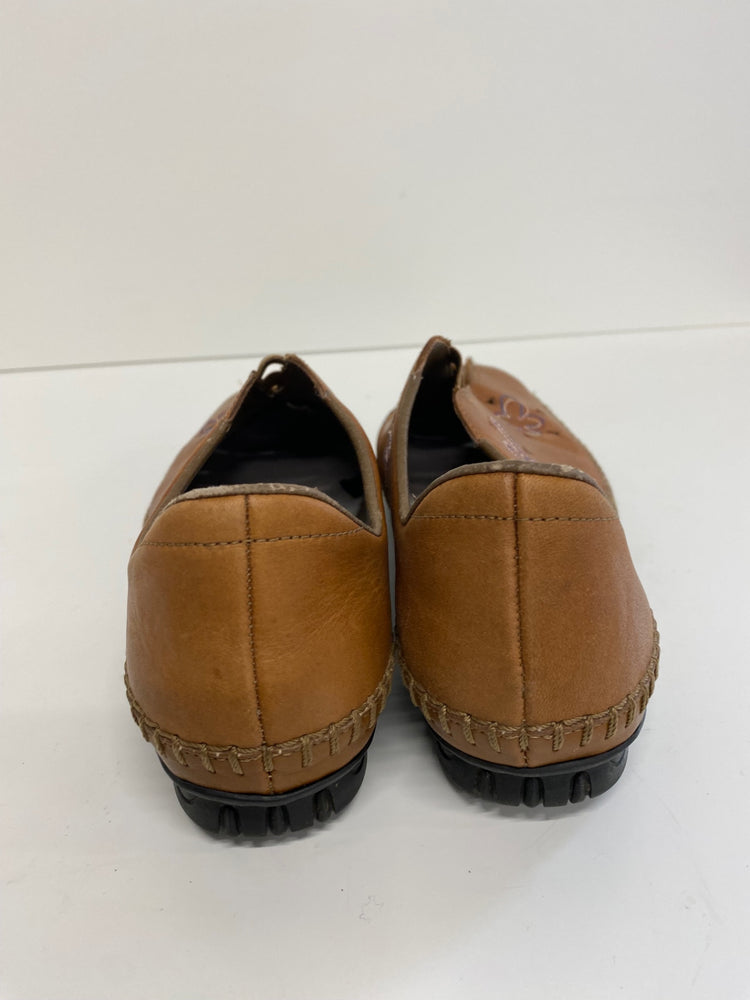 Gorgeous Rieker Casual Shoes Uk7 Tan embroidered Leather MS008