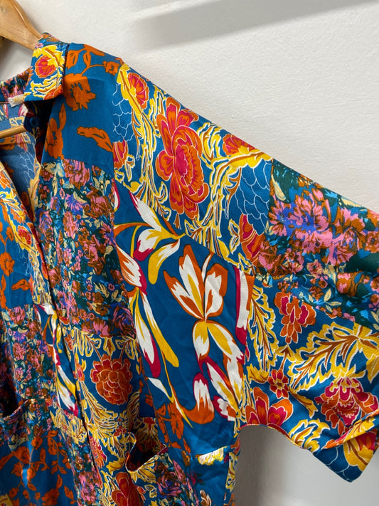 Stunning Malissa J Tunic Dress One Size Multi-colored shirt top KM001