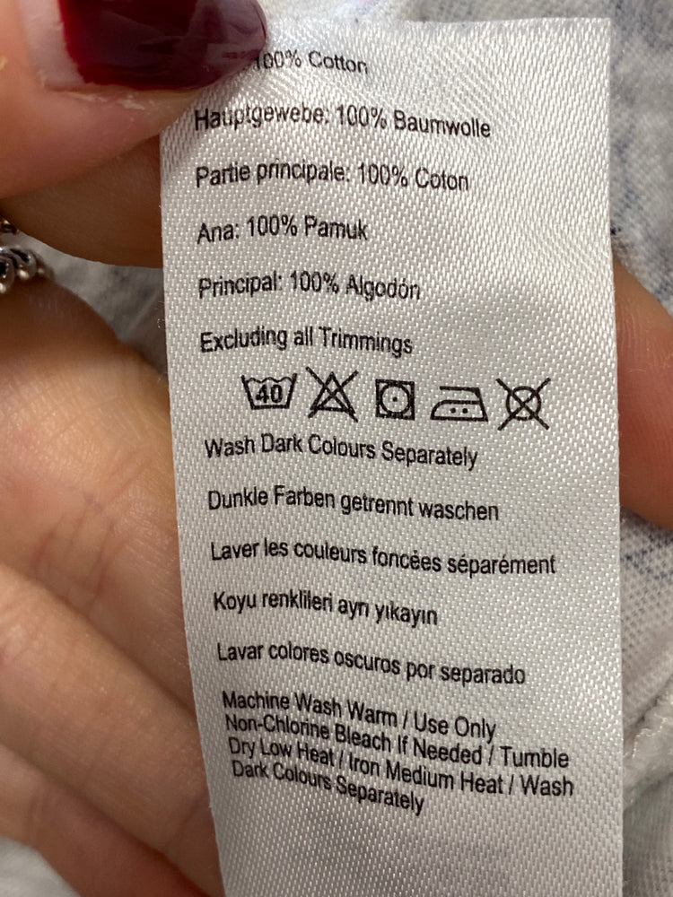 Stunning Joules T-Shirt UK 14 White with a floral pattern spring summer boho KM001