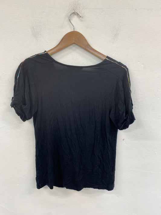 Stunning Paul Smith Black Label Jersey Top L Black KM001