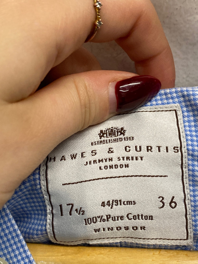 Fabulous Charles Tyrwhitt Shirts 17.5 collar by 44 Blue KM001#4