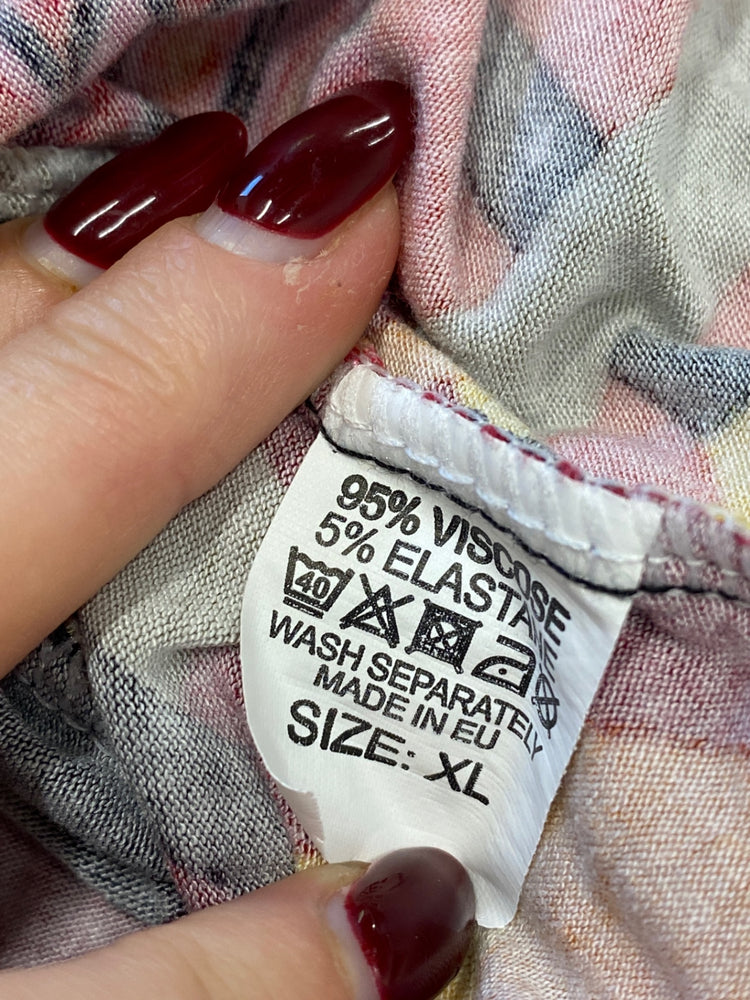 Stunning Vanting Dress XL Multicolor geometric art deco KM001