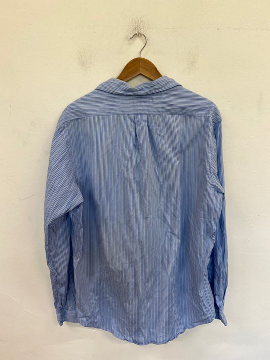 Smart Ralph Lauren Shirt XXL Blue & White Stripe KM001