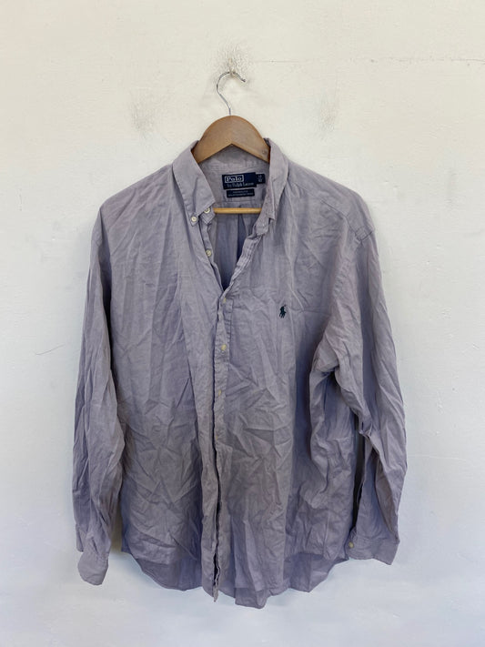 Stunning Polo by Ralph Lauren Shirt Light Gray