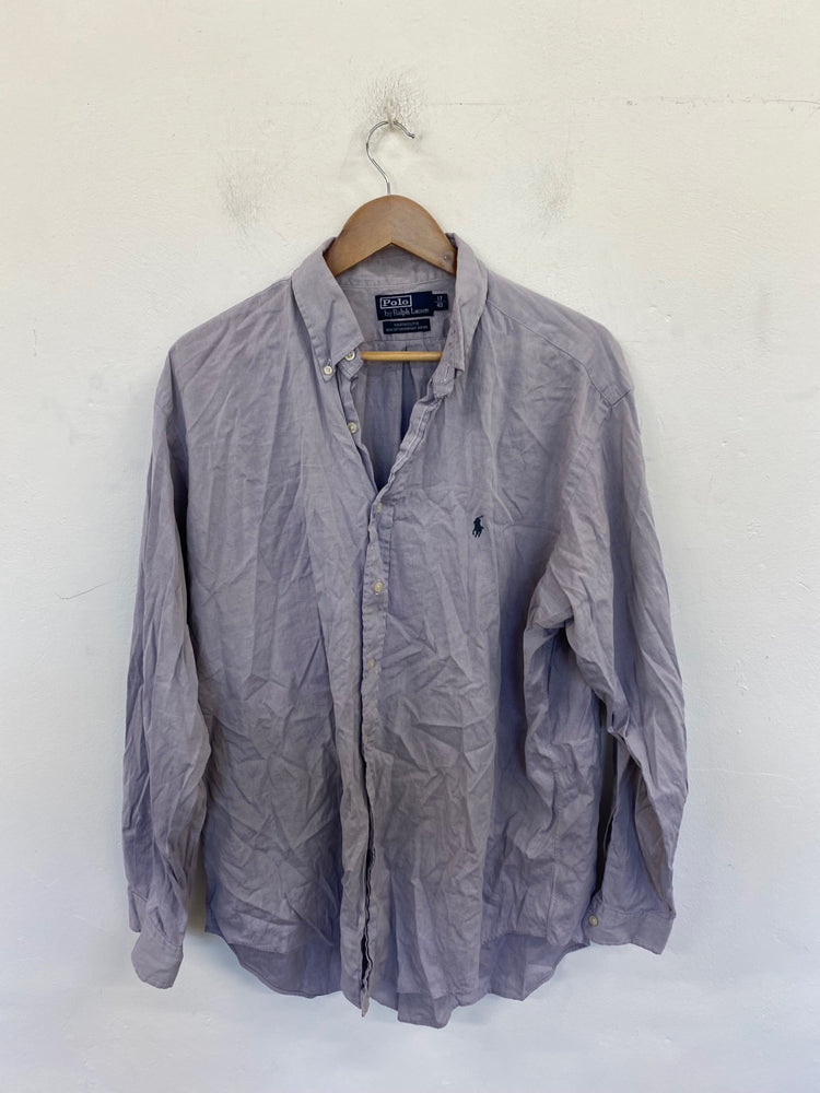 Stunning Polo by Ralph Lauren Shirt Light Gray