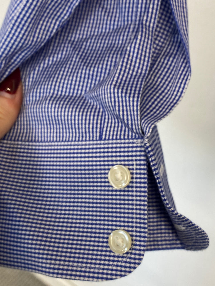 Fabulous Charles Tyrwhitt Shirts 17.5 collar by 44 Blue KM001#4