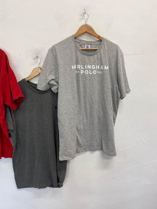 Fabulous bundle Nike T-Shirt uk XL Grey red #13 KM001