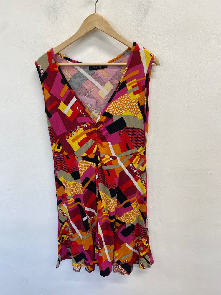 Stunning Vanting Dress XL Multicolor geometric art deco KM001