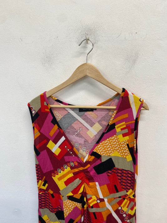 Stunning Vanting Dress XL Multicolor geometric art deco KM001