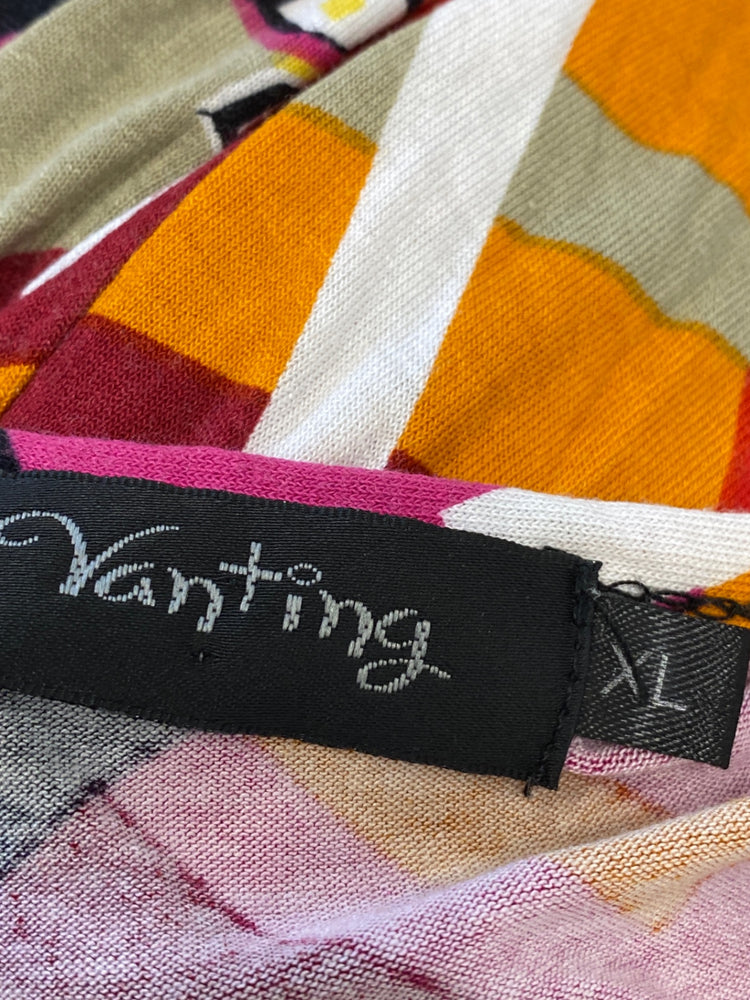 Stunning Vanting Dress XL Multicolor geometric art deco KM001