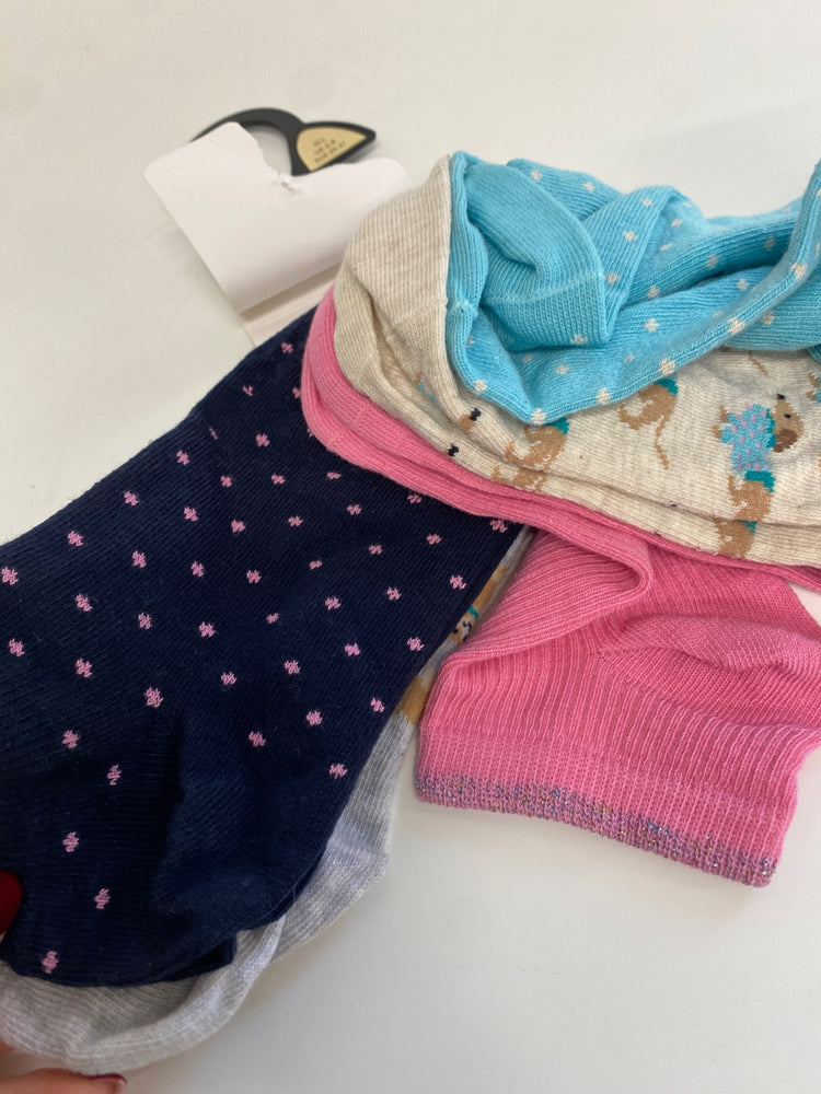 Lovely F&F Socks 6-8 Years Multicolor dog pattern KM001