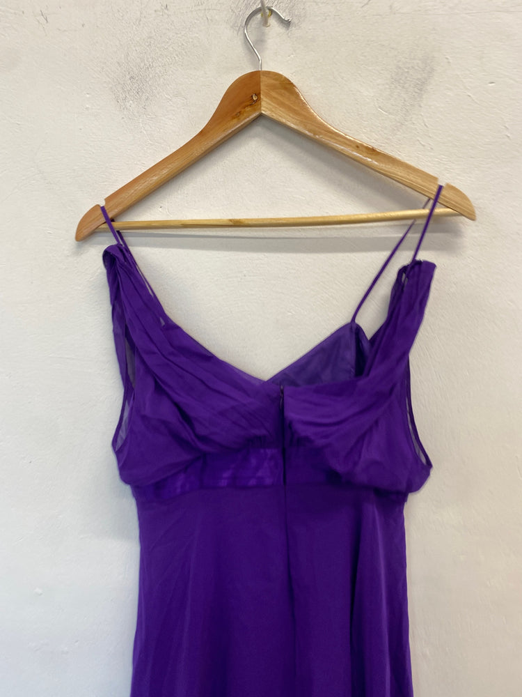 Stunning Lk bennett Dress UK 10 Purple summer race day AM011