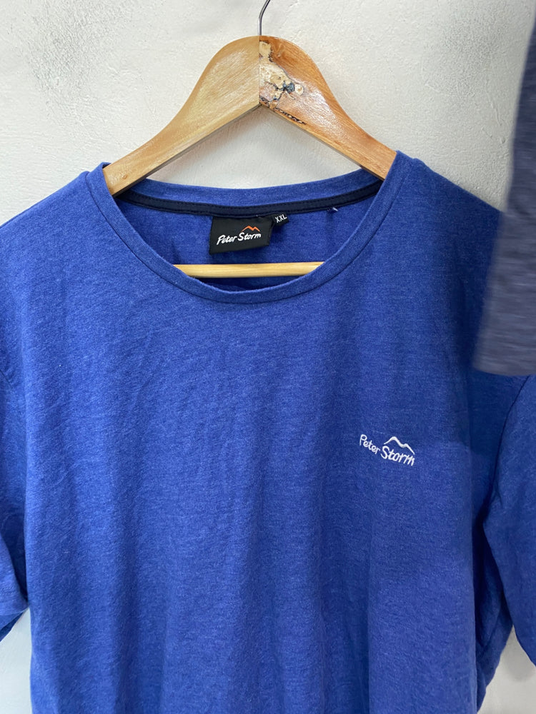 Classic Peter storm T-Shirt uk XL Blue and grey duo #14 KM001