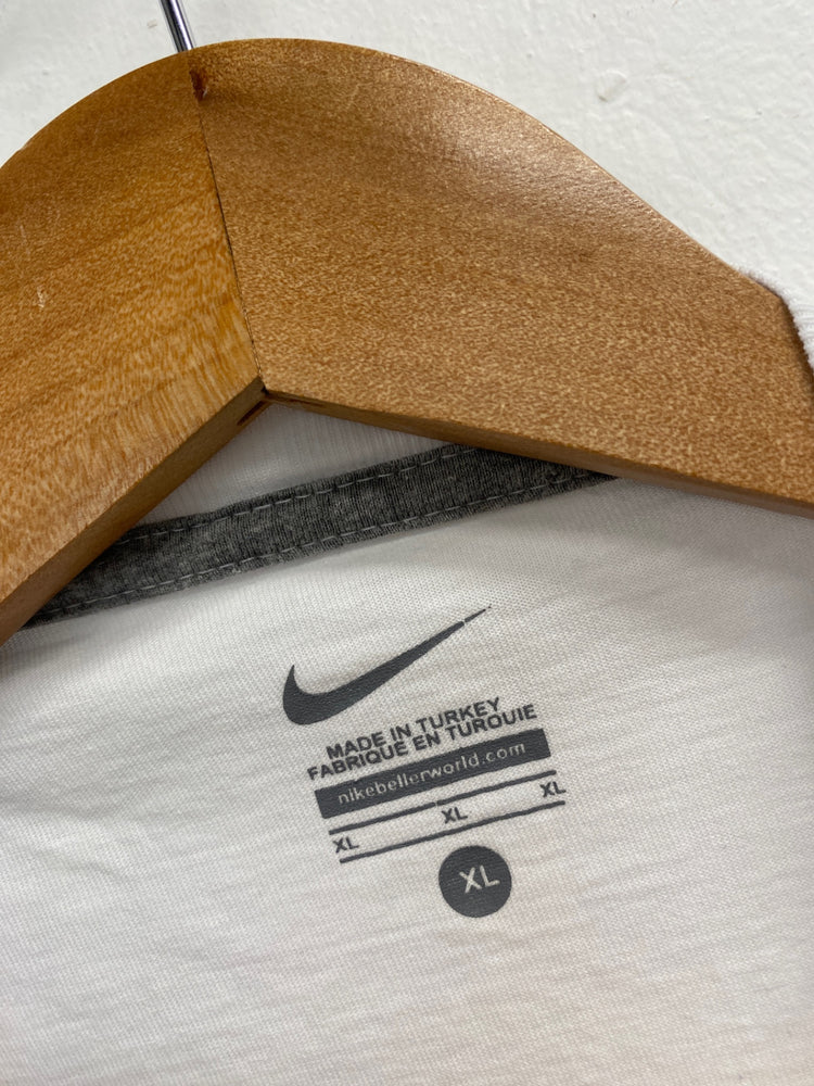 Classic duo Nike T-Shirt uk XL White grey KM001 #5