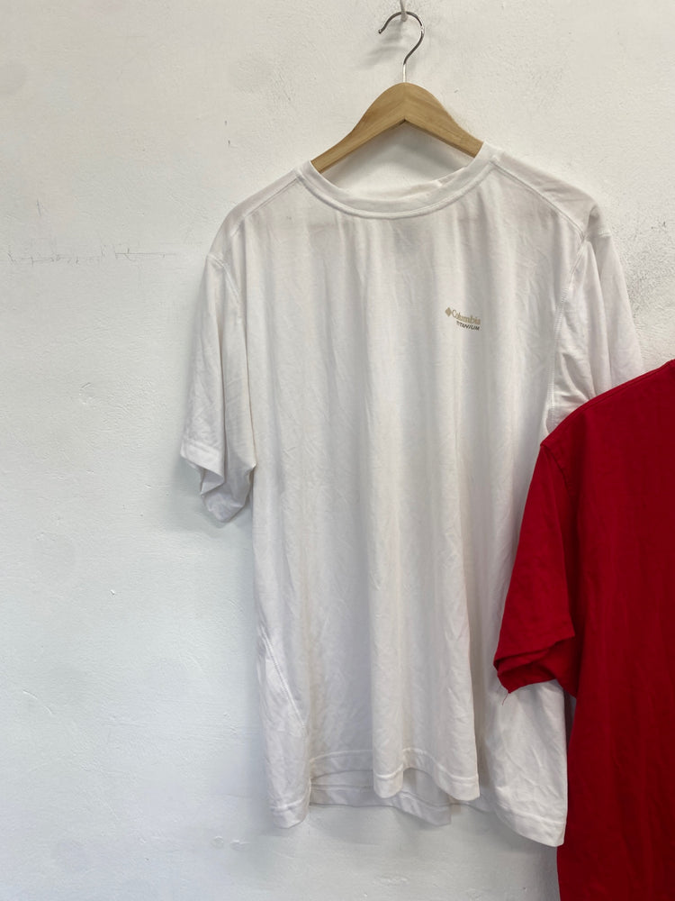 Fabulous trio Columbia T-Shirt Uk xxL White #16 KM001