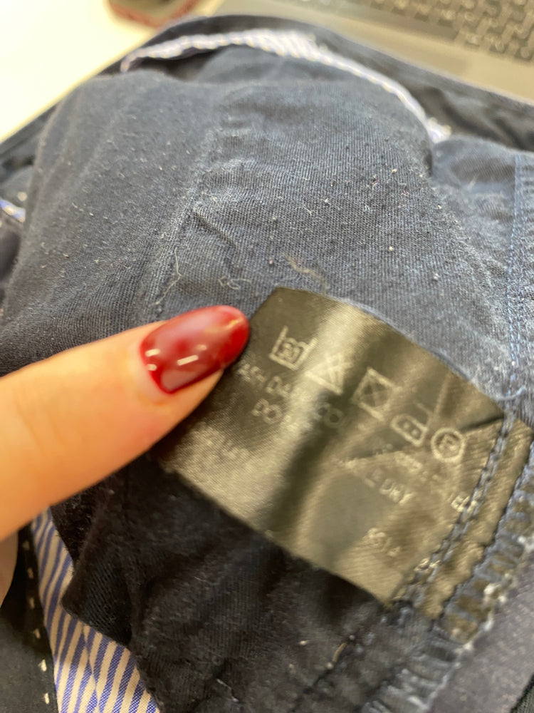 Stunning Austin reed Pants W38 Navy Blue chinos KM001