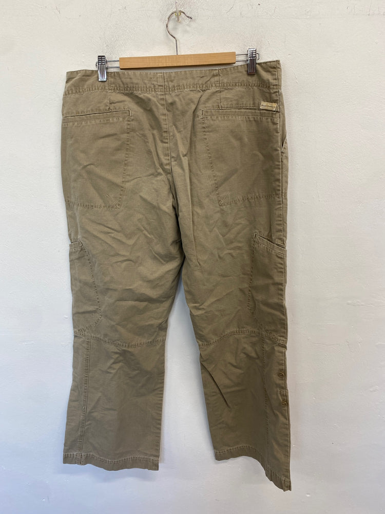 Stunning Royal robbins Cargo Pants UK 16 Beige casual KM001