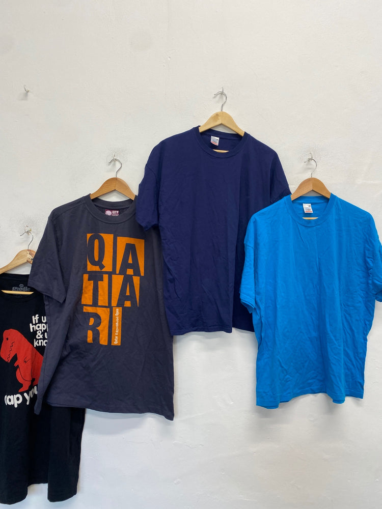 Fabulous bundle Screen stars T-Shirts 2XL multicolor various brands #18 KM001