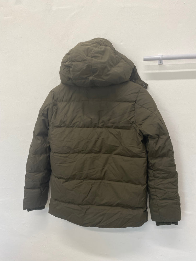 Classic Pyrenex down filled Puffer Jacket Age 14 Olive Green BB001
