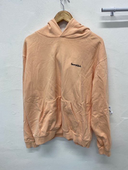 Stunning Sporty & Rich Hoodie UkL Peach classic BB001
