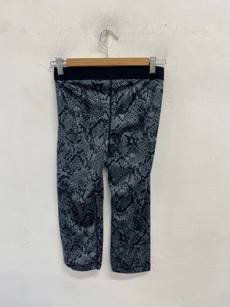 Stunning Nike Pro Leggings Uk M Grey snake print BB001