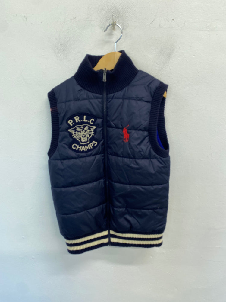Classic Polo Ralph Lauren Gilet Age 10-12 Blue and black BB001