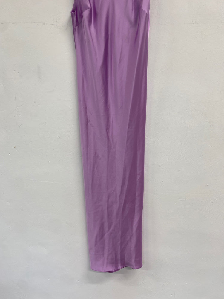 Stunning Asos Design Dress Uk 12 Lavender maxi wedding season AM006