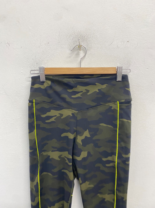 Stunning Victoria secrets pink Leggings Uk M Camouflage khaki BB001