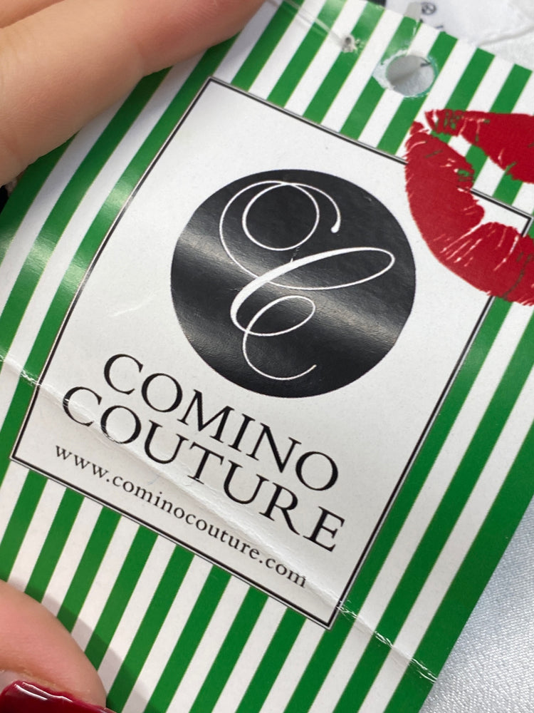 Stunning Comino couture Dress Uk 12 Mint cream BB001