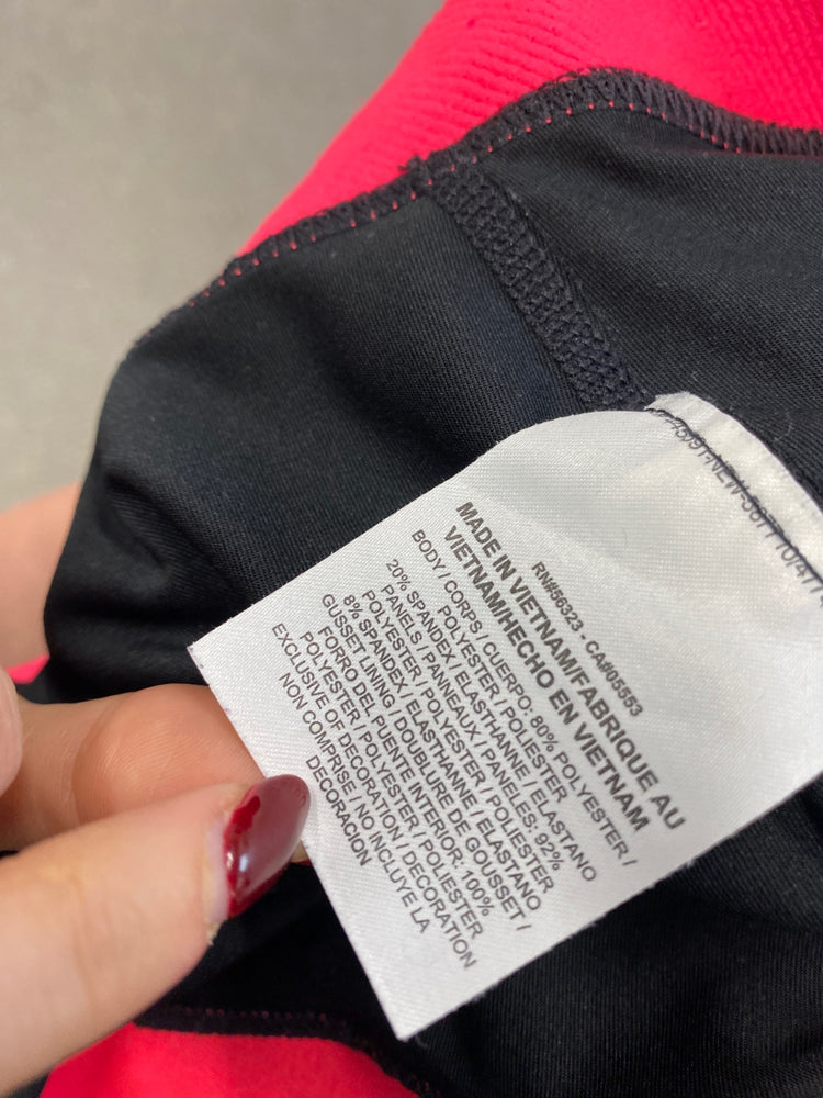 Stunning Nike Athletic Leggings Uk M Black pink BB001