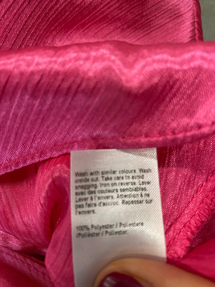 Stunning River island Blouse Uk 12 Pink cropped western AM006