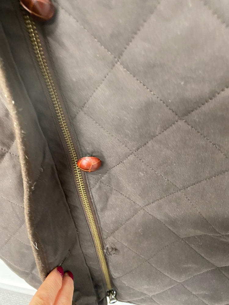 Stunning Dubarry Jacket UK 8 Brown padded classic BB001