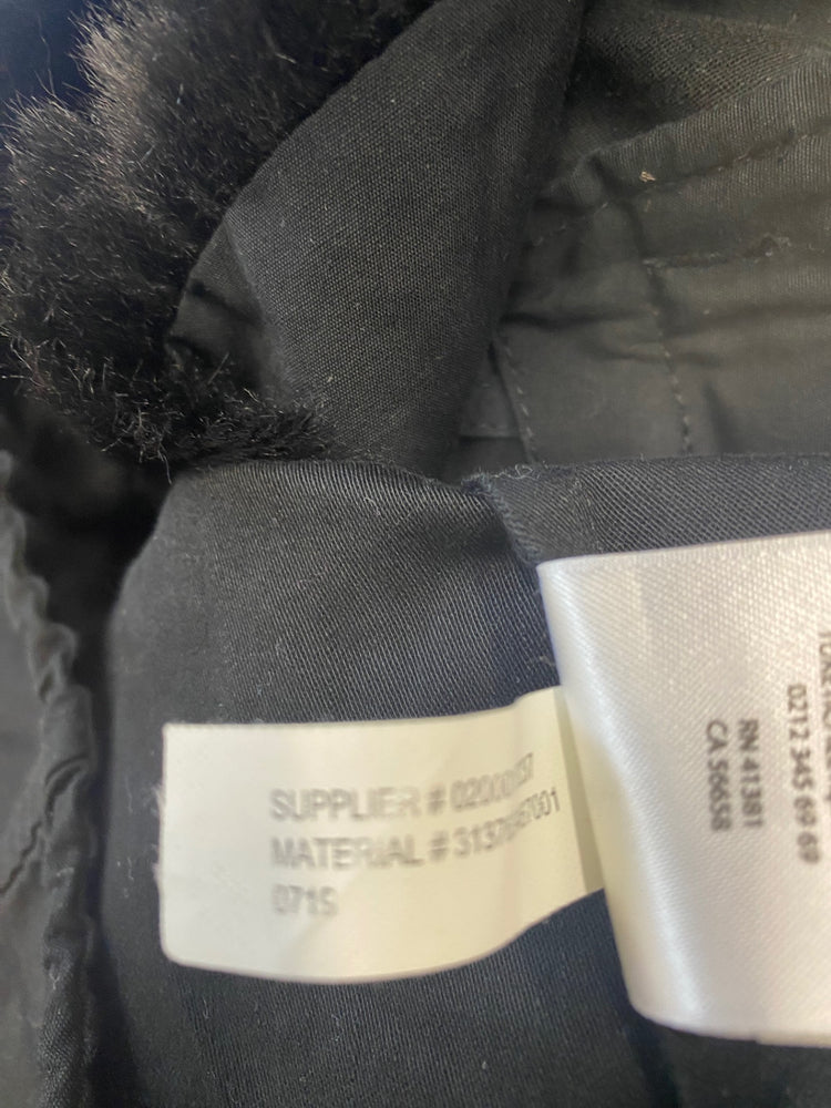 Classic Polo Ralph Lauren Parka Jacket Age 7 Black fur lined BB001