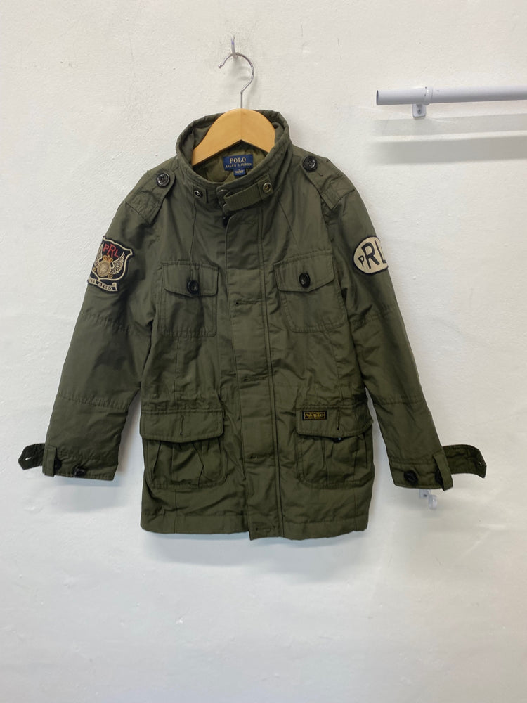Classic Polo Ralph Lauren Field Utility Jacket Age 7 Khaki Iconic BB001