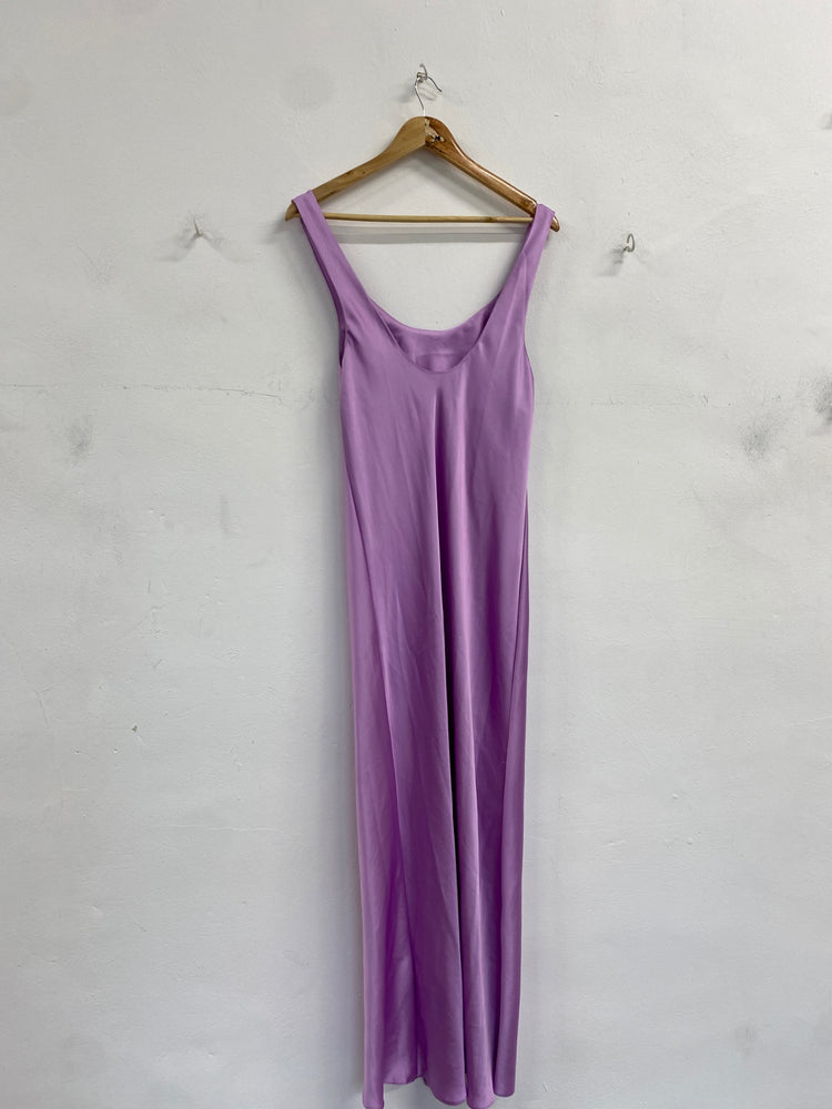 Stunning Asos Design Dress Uk 12 Lavender maxi wedding season AM006