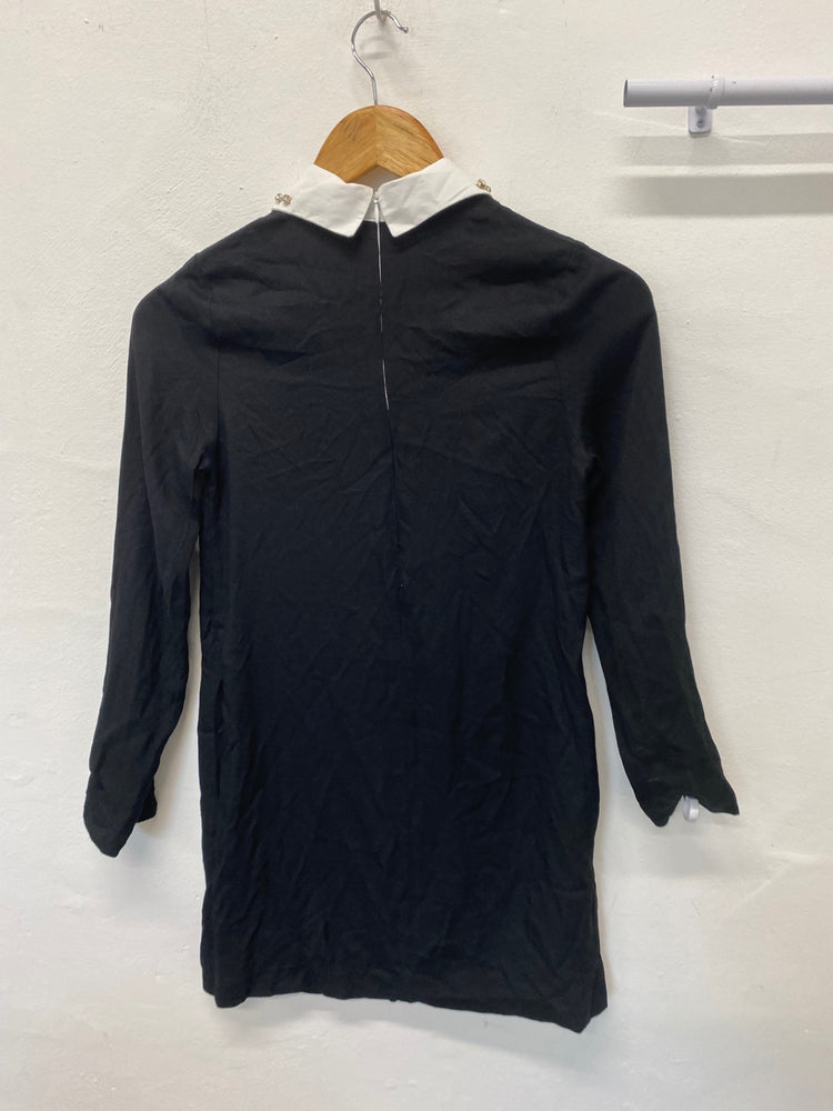 Classic N°21 Mini Dress UK 10 Black embellished collar BB001