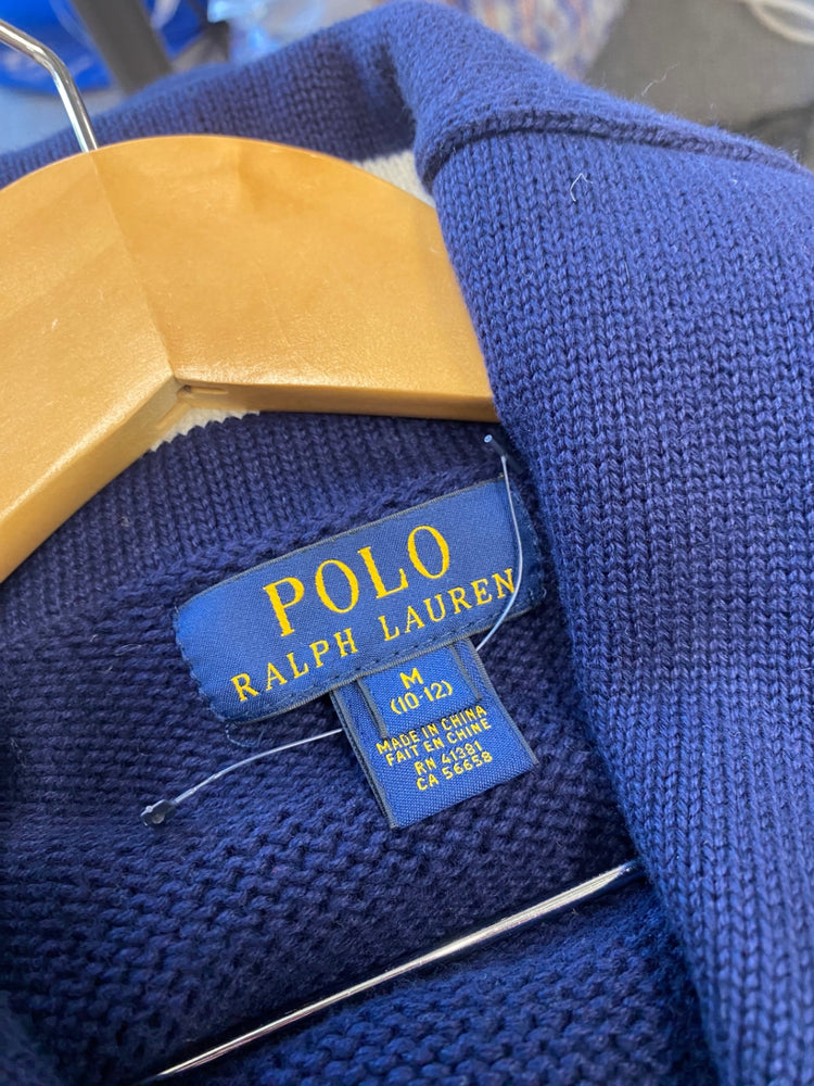 Classic Polo Ralph Lauren Cardigan Age 10-12 Navy blue BB001