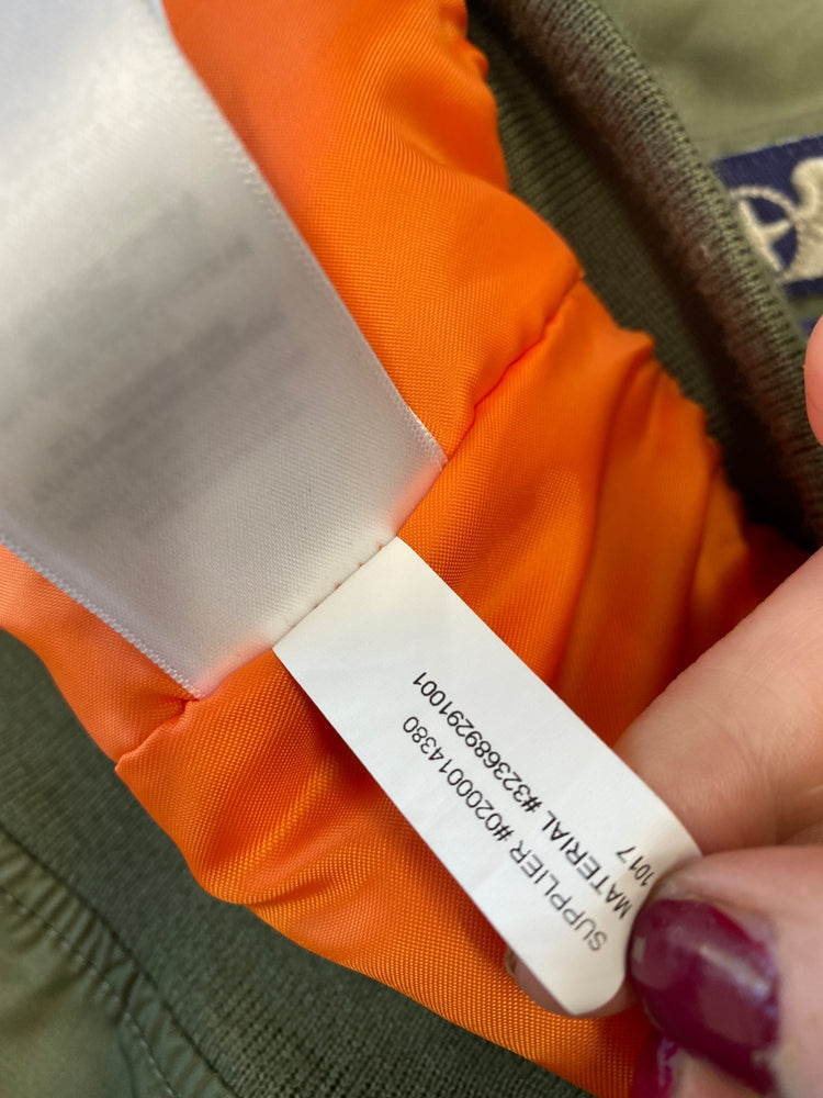 Classic Ralph Lauren Bomber Jacket Age 11-12 Olive Green BB001