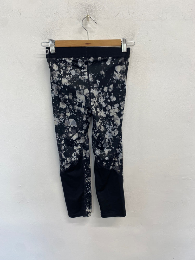 Stunning Nike Pro Leggings Uk s Black splatter active BB001