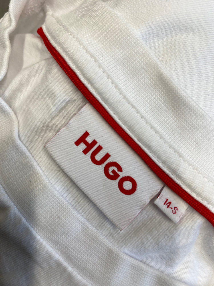 Classic Hugo boss Long Sleeve T-Shirt Age 14 White BB001
